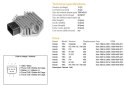 DZE REGULATOR NAPIĘCIA HONDA TRX 350FE/FM/TE/TM '00-06; TRX 400FW '95-'03; TRX 450 FOREMAN '98-'14 (ESR583) (31600-HN5-671) (35A