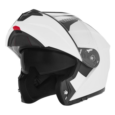 NOX KASK SZCZĘKOWY (FLIP-UP) Z BLENDĄ N968 KOLOR BIAŁY POŁYSK ROZMIAR XS NOX KASK SZCZĘKOWY (FLIP-UP) Z BLENDĄ N968 KOLOR BIAŁY POŁYSK ROZMIAR XS