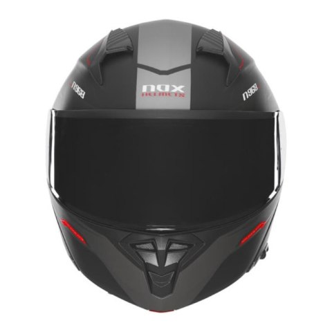 NOX KASK SZCZĘKOWY (FLIP-UP) Z BLENDĄ N968 ULTRA KOLOR CZARNY/CZERWONY MAT ROZMIAR M NOX KASK SZCZĘKOWY (FLIP-UP) Z BLENDĄ N968 ULTRA KOLOR CZARNY/CZERWONY MAT ROZMIAR M