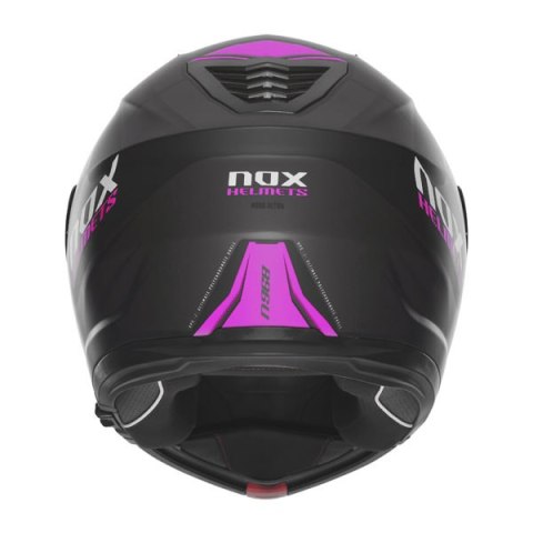 NOX KASK SZCZĘKOWY (FLIP-UP) Z BLENDĄ N968 ULTRA KOLOR CZARNY/RÓŻOWY MAT ROZMIAR XS NOX KASK SZCZĘKOWY (FLIP-UP) Z BLENDĄ N968 ULTRA KOLOR CZARNY/RÓŻOWY MAT ROZMIAR XS