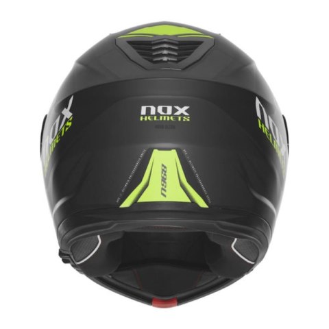 NOX KASK SZCZĘKOWY (FLIP-UP) Z BLENDĄ N968 ULTRA KOLOR CZARNY/ŻÓŁTY FLUO MAT ROZMIAR M NOX KASK SZCZĘKOWY (FLIP-UP) Z BLENDĄ N968 ULTRA KOLOR CZARNY/ŻÓŁTY FLUO MAT ROZMIAR M