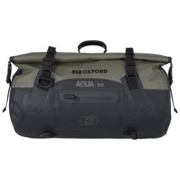 OXFORD TORBA AQUA T-50 ROLLBAG WODOODPORNA POJEMNOŚĆ 50L KOLOR ZIELONY (KHAKI)/CZARNY