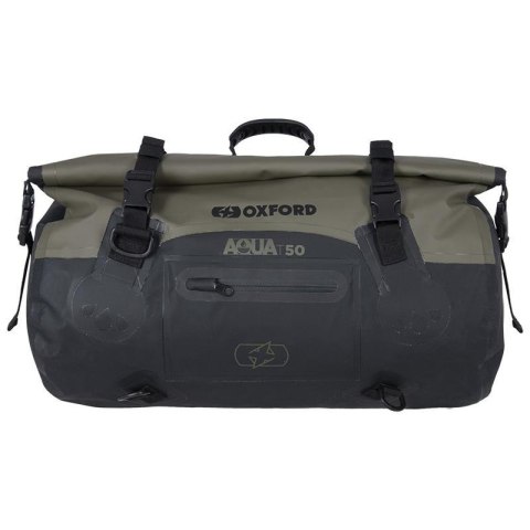 OXFORD TORBA AQUA T-50 ROLLBAG WODOODPORNA POJEMNOŚĆ 50L KOLOR ZIELONY (KHAKI)/CZARNY OXFORD TORBA AQUA T-50 ROLLBAG WODOODPORNA POJEMNOŚĆ 50L KOLOR ZIELONY (KHAKI)/CZARNY