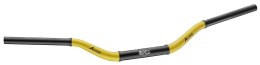 ACCEL KIEROWNICA ALUMINIOWA 28,6 MM TAPER MX WZÓR YAMAHA YZ WYSOKA (7075-T6) ERGAL DWUKOLOROWA ŻÓŁTY+CZARNY (SZER. 803MM, WYS. 9