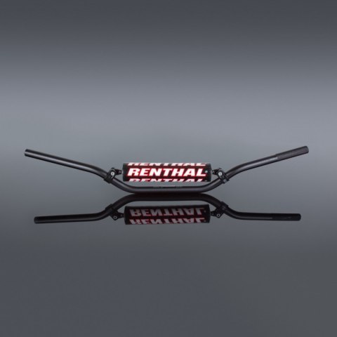 RENTHAL KIEROWNICA 7/8 CALA (22MM) MX HANDLEBAR BLACK ENDURO MEDIUM PADDED KOLOR CZARNY Z GĄBKĄ