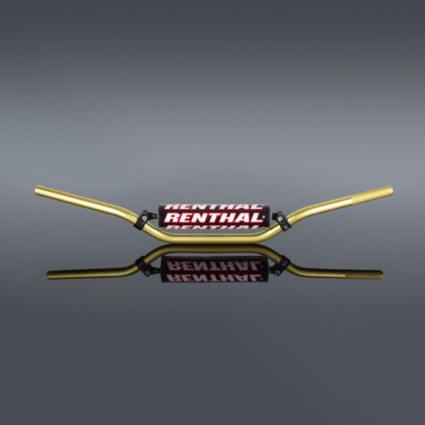 RENTHAL KIEROWNICA 7/8 CALA (22MM) MX HANDLEBAR GOLD ENDURO PADDED KOLOR ZŁOTY Z GĄBKĄ RENTHAL KIEROWNICA 7/8 CALA (22MM) MX HANDLEBAR GOLD ENDURO PADDED KOLOR ZŁOTY Z GĄBKĄ