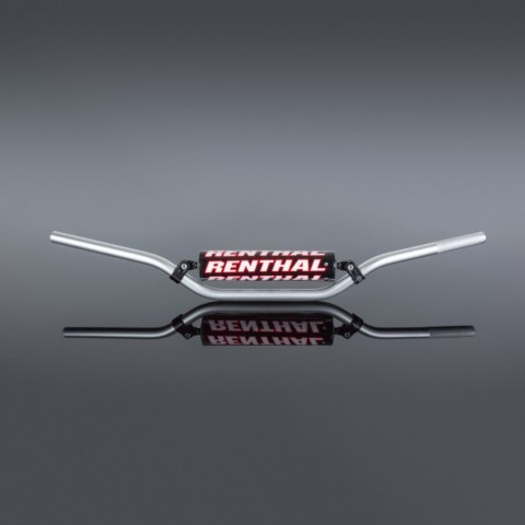 RENTHAL KIEROWNICA 7/8 CALA (22MM) MX HANDLEBAR SILVER CR HIGH/RICKY JOHNSON PADDED KOLOR SREBRNY Z GĄBKĄ RENTHAL KIEROWNICA 7/8 CALA (22MM) MX HANDLEBAR SILVER CR HIGH/RICKY JOHNSON PADDED KOLOR SREBRNY Z GĄBKĄ