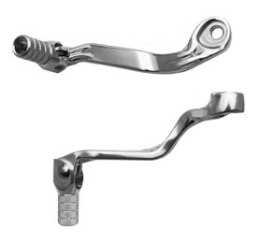 M.C. DŹWIGNIA ZMIANY BIEGÓW KTM SX 65 '09-'24, GAS GAS MC 65 '21-'24, HUSQVARNA TC 65 '17-'24 (ALUMINIOWA) KOLOR SREBRNY, KOŃCÓW