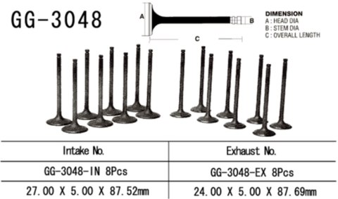 VESRAH ZAWÓR WYDECHOWY SUZUKI GSX 750F '98-06' (OEM: 12911-03F00) (1SZT.) (MADE IN JAPAN) VESRAH ZAWÓR WYDECHOWY SUZUKI GSX 750F '98-06' (OEM: 12911-03F00) (1SZT.) (MADE IN JAPAN)