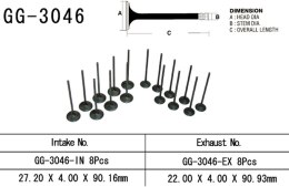 VESRAH ZAWÓR WYDECHOWY SUZUKI GSXR 600 '01-03' (OEM: 12912-39F00) (1SZT.) (MADE IN JAPAN)