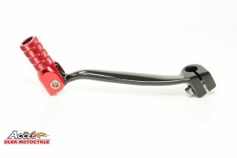 ACCEL DŹWIGNIA ZMIANY BIEGÓW HONDA CRF 150R '07-'19 ALUMINIOWA KOLOR CZARNY, KOŃCÓWKA CZERWONA