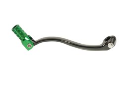 ACCEL DŹWIGNIA ZMIANY BIEGÓW KAWASAKI KXF 250 '04-'05, SUZUKI RMZ 250 '04-'06 ALUMINIOWA KOLOR CZARNY, KOŃCÓWKA ZIELONA