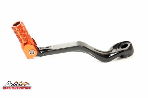 ACCEL DŹWIGNIA ZMIANY BIEGÓW KTM SX65 '09-'23, GAS GAS MC 65 '21-'23, HUSQVARNA TC 65 '17-'23 ALUMINIOWA KOLOR CZARNY, KOŃCÓWKA 