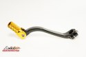 ACCEL DŹWIGNIA ZMIANY BIEGÓW SUZUKI RMZ 450 '08-'25 ALUMINIOWA KOLOR CZARNY, KOŃCÓWKA ZŁOTA (LCA4315)