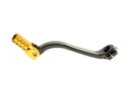ACCEL DŹWIGNIA ZMIANY BIEGÓW SUZUKI RMZ 450 '08-'23 ALUMINIOWA KOLOR CZARNY, KOŃCÓWKA ZŁOTA (LCA4315)