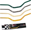 ACCEL KIEROWNICA ALUMINIOWA 28,6 MM TAPER MX WZÓR HONDA CR NISKA (7075-T6) ERGAL KOLOR TYTANOWY (SZER. 800MM, WYS. 71MM)