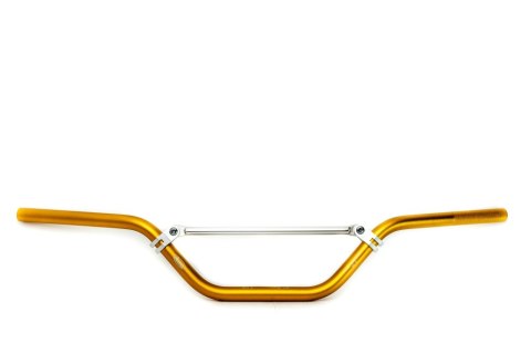 ACCEL KIEROWNICA ALUMINIOWA Z POPRZECZKĄ (22,2MM) ATV NISKA KOLOR ZŁOTY (SZER. 770MM, WYS. 130MM) ACCEL KIEROWNICA ALUMINIOWA Z POPRZECZKĄ (22,2MM) ATV NISKA KOLOR ZŁOTY (SZER. 770MM, WYS. 130MM)