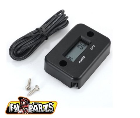 FM-PARTS LICZNIK MOTOGODZIN INDUKCYJNY WODOODPORNY KOLOR CZARNY (EL) FM-PARTS LICZNIK MOTOGODZIN INDUKCYJNY WODOODPORNY KOLOR CZARNY (EL)