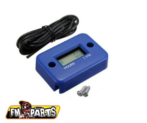 FM-PARTS LICZNIK MOTOGODZIN INDUKCYJNY WODOODPORNY KOLOR NIEBIESKI (EL) FM-PARTS LICZNIK MOTOGODZIN INDUKCYJNY WODOODPORNY KOLOR NIEBIESKI (EL)