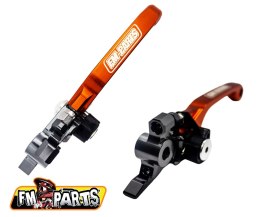 FM-PARTS ZESTAW DŹWIGNI SPRZĘGŁA ORAZ HAMULCA DO KTM '15-'23 BREMBO KOLOR POMARAŃCZOWY