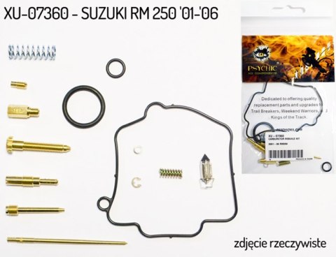 PSYCHIC ZESTAW NAPRAWCZY GAŹNIKA SUZUKI RM 250 '01-'06 (26-1174) (NA 1 GAŹNIK) PSYCHIC ZESTAW NAPRAWCZY GAŹNIKA SUZUKI RM 250 '01-'06 (26-1174) (NA 1 GAŹNIK)