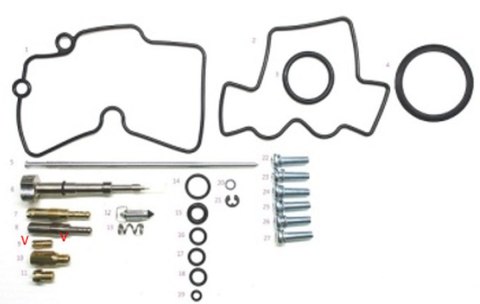 BEARING WORX ZESTAW NAPRAWCZY GAŹNIKA HONDA CRF 150R/RX '08-'09 (26-1001) BEARING WORX ZESTAW NAPRAWCZY GAŹNIKA HONDA CRF 150R/RX '08-'09 (26-1001)