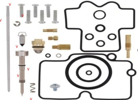 BEARING WORX ZESTAW NAPRAWCZY GAŹNIKA HONDA CRF 450R '03, (26-1461) BEARING WORX ZESTAW NAPRAWCZY GAŹNIKA HONDA CRF 450R '03, (26-1461)