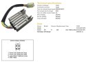 DZE REGULATOR NAPIĘCIA HONDA XR 400R '96-'04 (OEM 31410-KCY-670) (12A)