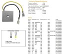 DZE REGULATOR NAPIĘCIA KTM EGS 125/250/300/360 '94- '96; EXC 125/250/300/360 '94-'96; MXC 300/440/550 '94, SX 250/360 '96 (OEM 5