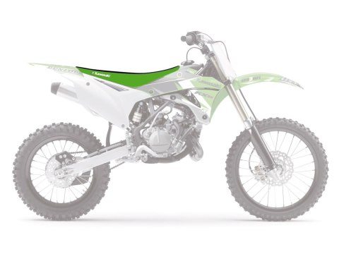 BLACKBIRD POKROWIEC / POSZYCIE NA SIEDZENIE KAWASAKI KX 85 '14-'23 DOUBLE GRIP 3 KOLOR CZARNY ZIELONY BLACKBIRD POKROWIEC / POSZYCIE NA SIEDZENIE KAWASAKI KX 85 '14-'23 DOUBLE GRIP 3 KOLOR CZARNY ZIELONY