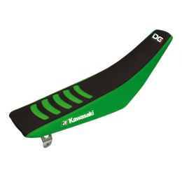 BLACKBIRD POKROWIEC / POSZYCIE NA SIEDZENIE KAWASAKI KX 85 '14-'23 DOUBLE GRIP 3 KOLOR CZARNY ZIELONY
