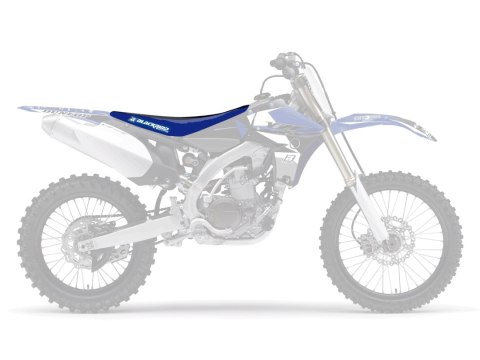 BLACKBIRD POKROWIEC / POSZYCIE NA SIEDZENIE YAMAHA YZ 450F '10-'13 DOUBLE GRIP 3 KOLOR CZARNY NIEBIESKI BLACKBIRD POKROWIEC / POSZYCIE NA SIEDZENIE YAMAHA YZ 450F '10-'13 DOUBLE GRIP 3 KOLOR CZARNY NIEBIESKI