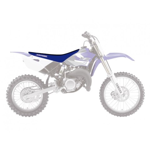 BLACKBIRD POKROWIEC / POSZYCIE NA SIEDZENIE YAMAHA YZ 85 '02-'21 DOUBLE GRIP KOLOR CZARNY NIEBIESKI BLACKBIRD POKROWIEC / POSZYCIE NA SIEDZENIE YAMAHA YZ 85 '02-'21 DOUBLE GRIP KOLOR CZARNY NIEBIESKI