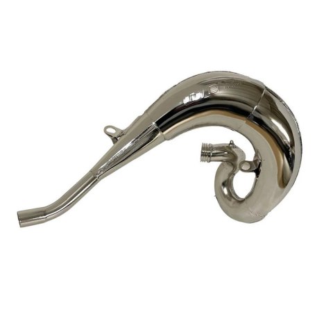 DEP PIPES DYFUZOR/KOMORA/TUBA REZONANSOWA NIKLOWANA (FRONT EXHAUST PIPE NICKEL): KTM SX 250/300 '23-, XC 250/300 '24-, HUSQVARNA DEP PIPES DYFUZOR/KOMORA/TUBA REZONANSOWA NIKLOWANA (FRONT EXHAUST PIPE NICKEL): KTM SX 250/300 '23-, XC 250/300 '24-, HUSQVARNA
