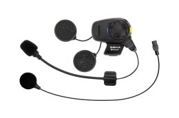 SENA INTERKOM MOTOCYKLOWY SMH5FM BLUETOOTH 3.0 DO 700M Z RADIEM FM ORAZ UNIWERSALNYM ZESTAWEM MIKROFONÓW (1 ZESTAW) (EL) - ZASTĘ