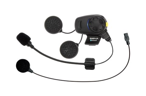 SENA INTERKOM MOTOCYKLOWY SMH5FM BLUETOOTH 3.0 DO 700M Z RADIEM FM ORAZ UNIWERSALNYM ZESTAWEM MIKROFONÓW ( 2 ZESTAWY ) (EL) - ZA