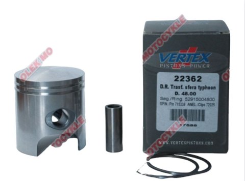 VERTEX TŁOK TOP PERFORMANCES SKUTERY 50 (KIT 75CCM) (49,00MM=+1,00) SWORZEŃ 12MM VERTEX TŁOK TOP PERFORMANCES SKUTERY 50 (KIT 75CCM) (49,00MM=+1,00) SWORZEŃ 12MM