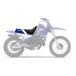 BLACKBIRD WYPRZEDAŻ POKROWIEC / POSZYCIE NA SIEDZENIE YAMAHA PW 80 '96-'19 DREAM 4 YAMAHA KOLOR CZARNY BIAŁY NIEBIESKI