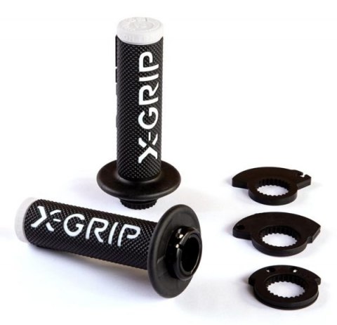 X-GRIP MANETKI (GRIPY) BRAAAAP GRIPS LOCK-ON-GRIP (Z ADAPTERAMI ROLGAZU) WHITE KOLOR BIAŁY X-GRIP MANETKI (GRIPY) BRAAAAP GRIPS LOCK-ON-GRIP (Z ADAPTERAMI ROLGAZU) WHITE KOLOR BIAŁY