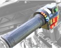 KOSO MANETKI PODGRZEWANE ZE STEROWNIKIEM I PODGRZEWACZEM KCIUKA ATV/SKUTER ŚNIEŻNY (22MM + 22MM, 7/8 CALA + 7/8 CALA) DŁUGOŚĆ 13