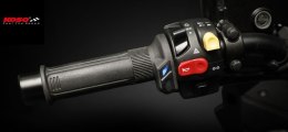 KOSO PREMIUM MANETKI PODGRZEWANE ZE STEROWNIKIEM 22MM/25MM `7/8-1` DŁUGOŚĆ - 130MM STEROWNIK ZINTEGROWANY 5 POZIOMÓW GRZANIA (OF