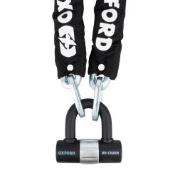 OXFORD ŁAŃCUCH ZABEZPIECZENIE ANTYKRADZIEŻOWE HD CHAIN LOCK 9.3mm x 1.0m