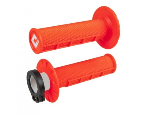 ODI MANETKI OFF ROAD HALF WAFFLE MX V2 LOCK-ON GRIP KOLOR FLUO POMARAŃCZOWY ODI MANETKI OFF ROAD HALF WAFFLE MX V2 LOCK-ON GRIP KOLOR FLUO POMARAŃCZOWY