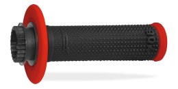 PROGRIP MANETKI PG708 OFF ROAD Z BLOKADĄ SCS LOCK-ON + 6 ADAPTERÓW ROLGAZU (22+25MM) KOLOR CZARNY CZERWONY DWUSKŁADNIKOWE (708-1
