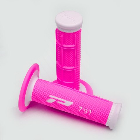 PROGRIP MANETKI PG791 OFF ROAD (22+25MM, DŁ.115MM) KOLOR BIAŁY / FUKSJA FLUO (DWUSKŁADNIKOWE) (791-243) (PG791WH/FX) PROGRIP MANETKI PG791 OFF ROAD (22+25MM, DŁ.115MM) KOLOR BIAŁY / FUKSJA FLUO (DWUSKŁADNIKOWE) (791-243) (PG791WH/FX)