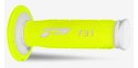 PROGRIP MANETKI PG791 OFF ROAD (22+25MM, DŁ.115MM) KOLOR BIAŁY / ŻÓŁTY FLUO (DWUSKŁADNIKOWE) (791-244) (PG791WH/YLF)