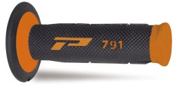 PROGRIP MANETKI PG791 OFF ROAD (22+25MM, DŁ.115MM) KOLOR POMARAŃCZOWY/CZARNY (DWUSKŁADNIKOWE) (791-201) (PG791OR/BK)
