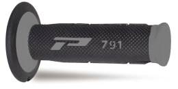 PROGRIP MANETKI PG791 OFF ROAD (22+25MM, DŁ.115MM) KOLOR SZARY/CZARNY (DWUSKŁADNIKOWE) (791-187) (PG791GR/BK)