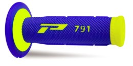 PROGRIP MANETKI PG791 OFF ROAD (22+25MM, DŁ.115MM) KOLOR ŻÓŁTY FLUO / NIEBIESKI (DWUSKŁADNIKOWE) (791-252) (PG791YLF/BL)