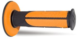 PROGRIP MANETKI PG798 OFF ROAD (22+25MM, DŁ.115MM) KOLOR CZARNY POMARAŃCZOWY (DWUSKŁADNIKOWE HALF WAFFLE) (798-144) (PG798BK/OR)